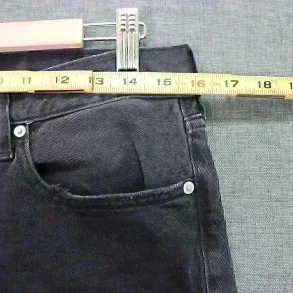 PACSUN Skinny Boot Jeans Womens Size 31 Distressed Black Denim - Picture 6 of 10